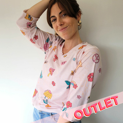 OUTLET- Remera Comfy Hippie XL