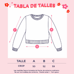 Buzo Crop Magic frisado - JARANA Accesorios Textiles