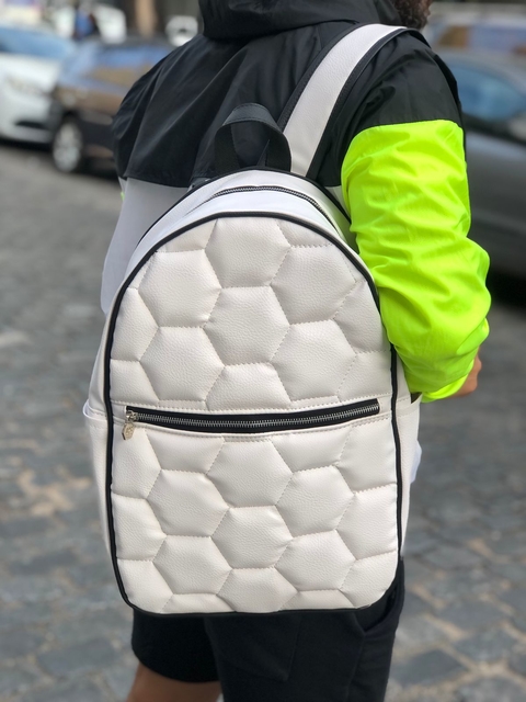 MOCHILA PELOTA BLANCA