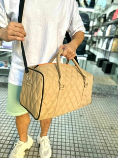 BOLSO ROMBO ENGOMADO TOSTADO - tienda online