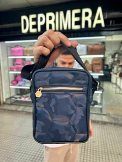 MINI MORRAL PELOTA AZUL CAMUFLADO - ⚽DEPRIMERABOLSOS⚽