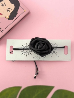 CHOKER ROSA HILO