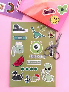 STICKERS COLORES X 3 - comprar online