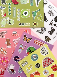 STICKERS COLORES X 3