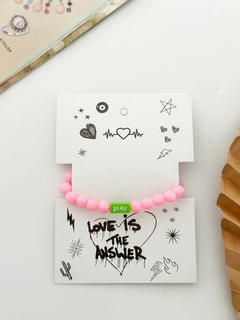 PULSERA LUCY PEACH ROSA