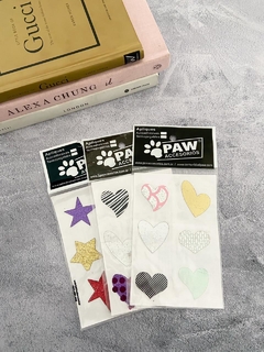 STICKERS PURPLE MIX x 12 PLANCHAS - PAW Accesorios