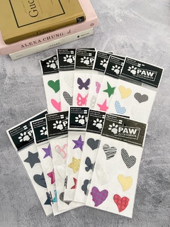 STICKERS PURPLE MIX x 12 PLANCHAS