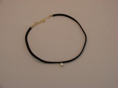 Colar Choker com ponto de luz