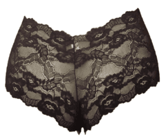 Lingerie calcinha caleçon renda