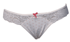 Lingerie calcinha tanga renda