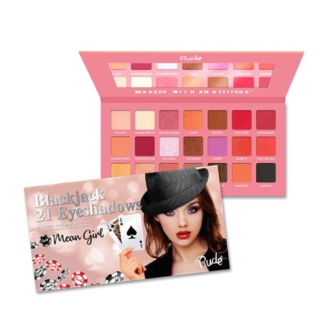 Paleta de 21 Sombras Blackjack - Mean Girl Rude Cosmetics