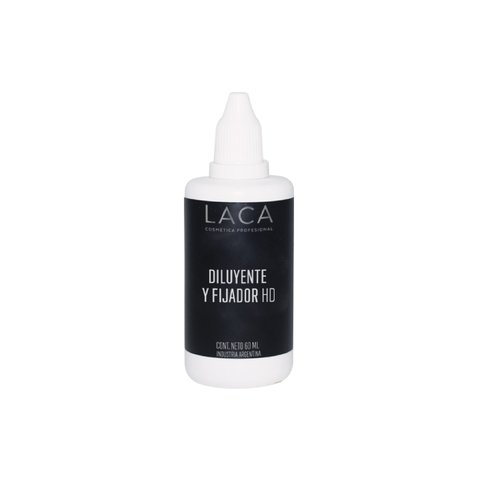 Diluyente y Fijador HD para Maquillaje en Polvo y Liquido 60ml LACA