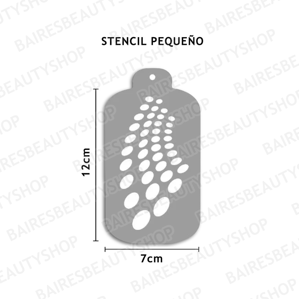 Stencil Cuarteto de Plantillas para Maquillaje Artistico Pintafan