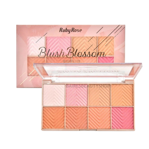 Paleta de Rubores e Iluminadores Blush Blassom Ruby Rose