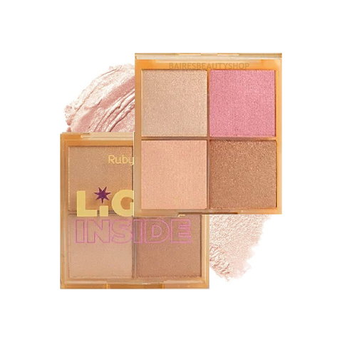 Paleta de Iluminadores y Bronzer Glow Trio Ruby Rose