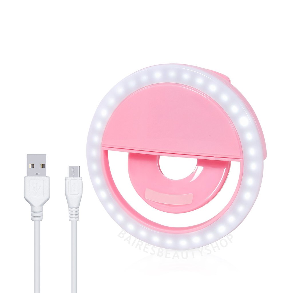 Aro De Luz Led Celular Selfie Recargable Usb Ring Light