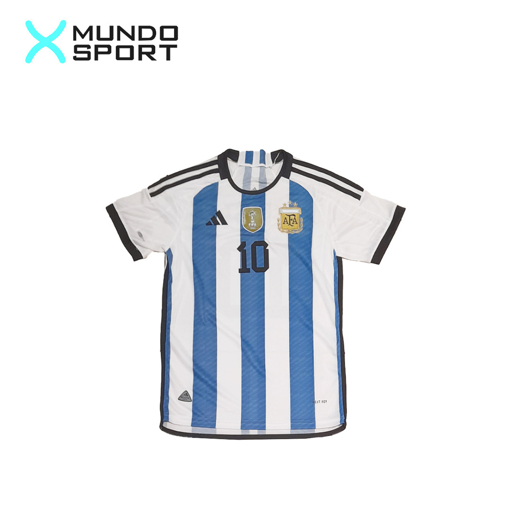 Camiseta titular de niño Argentina 3 estrellas #10 Messi