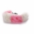 Imagem do Kit - Rabo de Raposa com Tiara de Orelhas Rosa e Branco