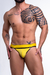 Jockstrap Amarela com Elástico Duplo