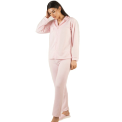 Pijama Invierno Mujer Prendido Adelante Delle Donne 6001