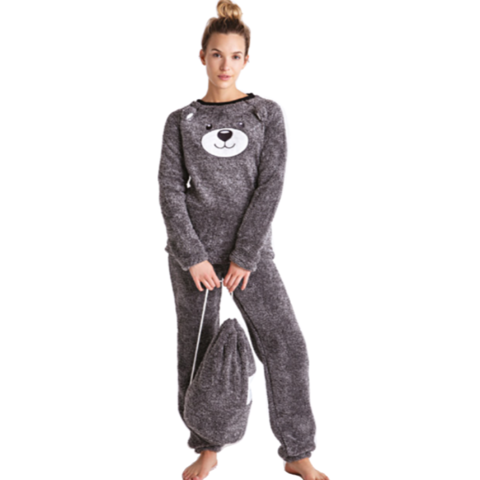 Pijama Invierno Mujer Kigurumi Peluche 10511 Promesse