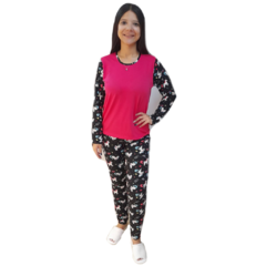 Pijama Mujer Manga Larga Modal Unicornio 56 Modiin