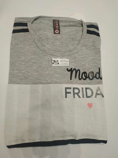 Pijama manga corta de algodón estampado. "SO PINK" ART - 11540 - comprar online