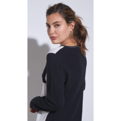Sweater Con Lurex Diseño Geométrico Punto Gold 3237 - comprar online
