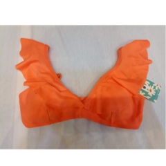 Corpiño Top Malla Bikini C Volados En Bretel Noxion Art 1061 en internet