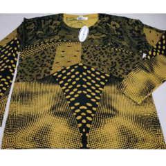 Sweater Mujer Estampado Con Piedras Punto Gold 3233 - Lenceria Montemar