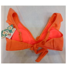 Corpiño Top Malla Bikini C Volados En Bretel Noxion Art 1061 - Lenceria Montemar