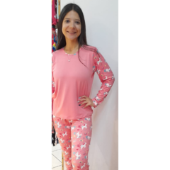 Pijama Mujer Manga Larga Modal Unicornio 56 Modiin - tienda online