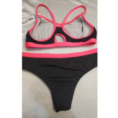 Bikini Mujer Top Liso Cruzado Corpo RC285 - Lenceria Montemar