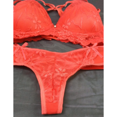 Conjunto Corpiño Armado Cruzado Culotte Less 2520 Yalile - tienda online