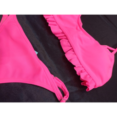 Conjunto Bikini Malla Top Colaless Regulable Chantilly 2183 - tienda online