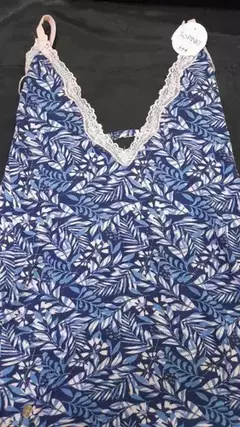 Camisolin Mujer Verano Bretel Estampado "SO PINK" ART - 11626 - Lenceria Montemar