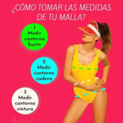Malla Bikini Top Y Bombacha Alta Sol Y Oro Art 4215