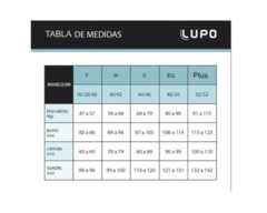 Trusa reductora - modeladora colaless de microfibra "LOBA BY LUPO" ART - 41055 en internet