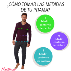 Pijama Hombre Invierno Nain 2600 + 2 slip ok - comprar online