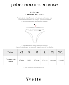 Bombacha menstrual colaless "YVETTE" ART - 60155 en internet