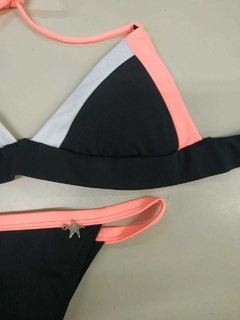 Malla bikini mujer triangulo less doble tira Sol y Oro 4203