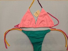 Bikini Reversible Triangulo Colaless Bianca Mare 23103045 - tienda online