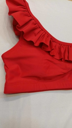 Imagen de Corpiño Bikini Top Un Hombro C Volados 2158 Chantilly