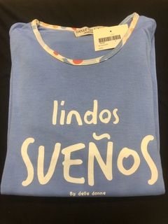 Pijama Invierno Mujer Liviano Estampado Delle Donne 1105 - comprar online