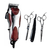 *Combo Wahl Magic Clip Maquina de corte profesional + Kit de Corte: 2 Tijeras (Corte/Pulir) + 1 Navajin