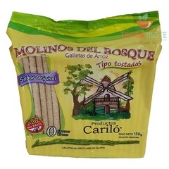 Galletas de arroz Carilo - ORIGINAL - SIN TACC x 150 gr x 18 UNIDADES