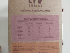 Barra artesanal - Mani, Quinoa y Chocolate Amargo x 30grs-LYV (X 9 UNIDADES) en internet