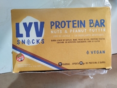 Barra proteica vegana - Peanut butter x 43g-LYV (X 6 UNIDADES) - comprar online