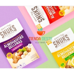 Almohaditas Snuks Limon en caja x 240 gr SIN TACC ( 6 UNIDADES) - Tienda Oeste Alimentos Naturales