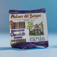 Galletas de arroz CARILO x 150g CHOCOLATE SIN TACC ¡¡¡NUEVO!!! ( X 6 UNIDADES)